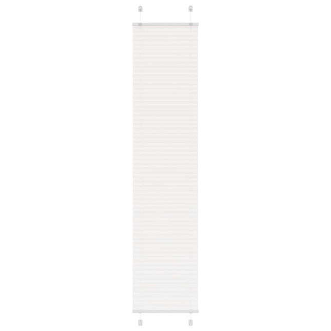 Plisségardin Hvid 45x200 cm Stofbredde 44,4 cm Polyester