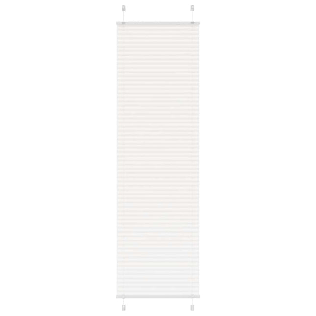 Plisségardin Hvid 55x200 cm Stofbredde 54,4 cm Polyester