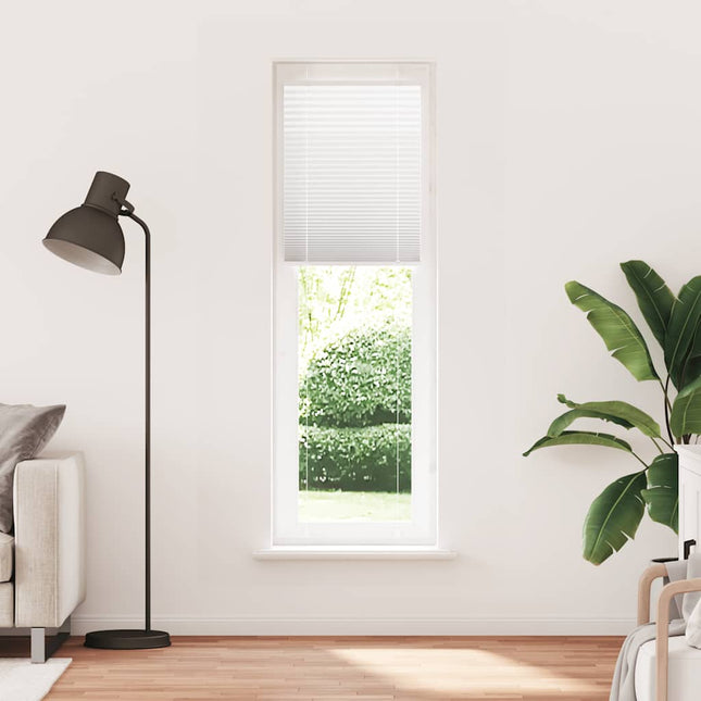 Plisségardin Hvid 55x200 cm Stofbredde 54,4 cm Polyester