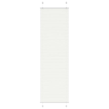 Plisségardin Hvid 65x200 cm Stofbredde 64,4 cm Polyester