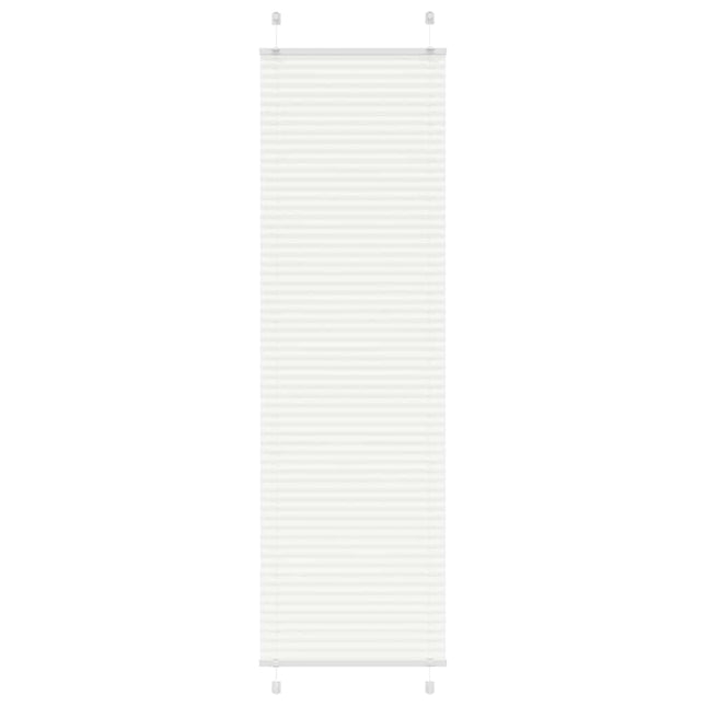 Plisségardin Hvid 65x200 cm Stofbredde 64,4 cm Polyester