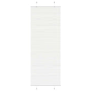 Plisségardin Hvid 75x200 cm Stofbredde 74,4 cm Polyester