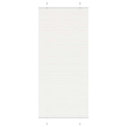Plisségardin Hvid 95x200 cm Stofbredde 94,4 cm Polyester