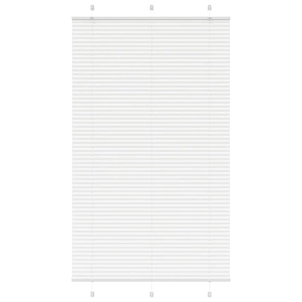 Plisségardin Hvid 115x200 cm Stofbredde 114,4 cm Polyester