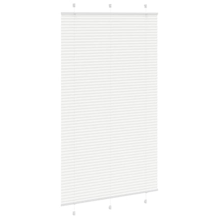 Plisségardin Hvid 115x200 cm Stofbredde 114,4 cm Polyester