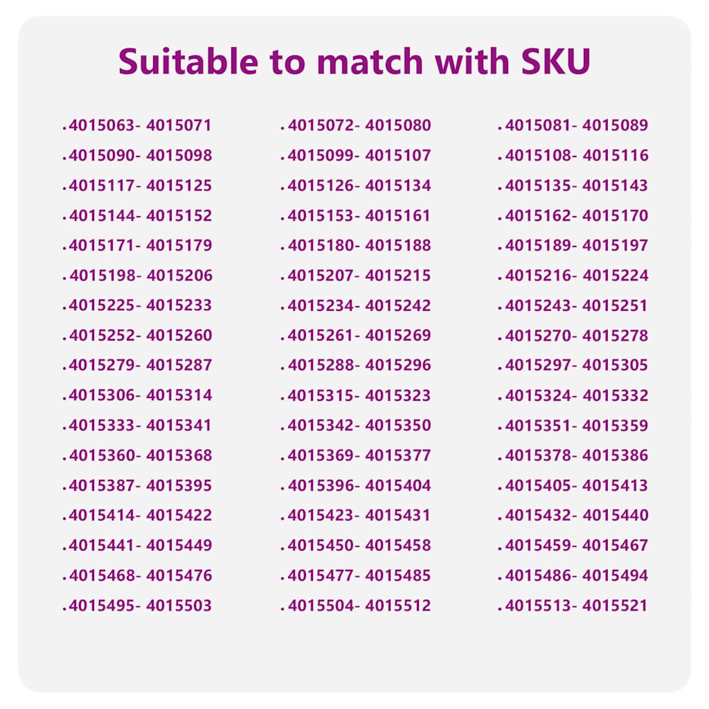 36 dele rullegardinbeslag