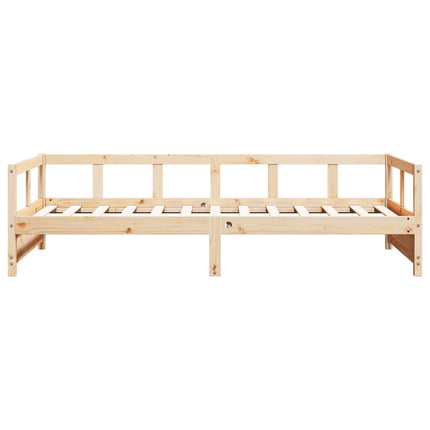 daybed 80x200 cm massivt fyrretræ naturfarvet