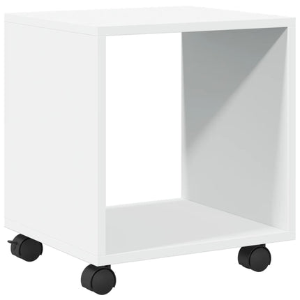 rulleskab 37x33x42,5 cm konstrueret træ hvid