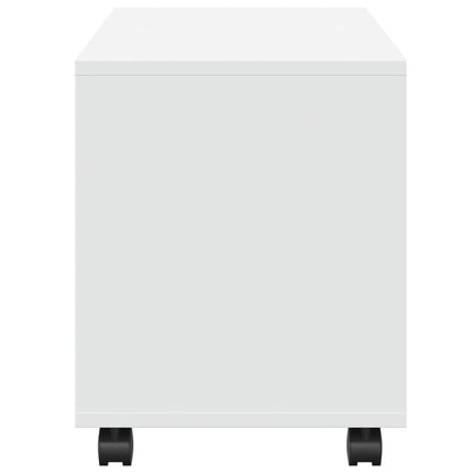 rullebord 72x33x42,5 cm konstrueret træ hvid