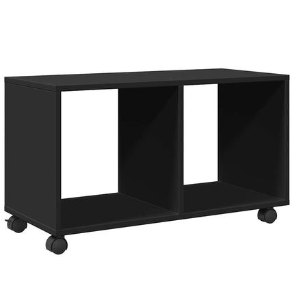 rullebord 72x33x42,5 cm konstrueret træ sort