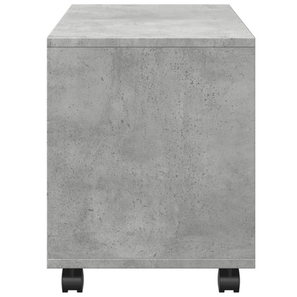 rullebord 72x33x42,5 cm konstrueret træ betongrå