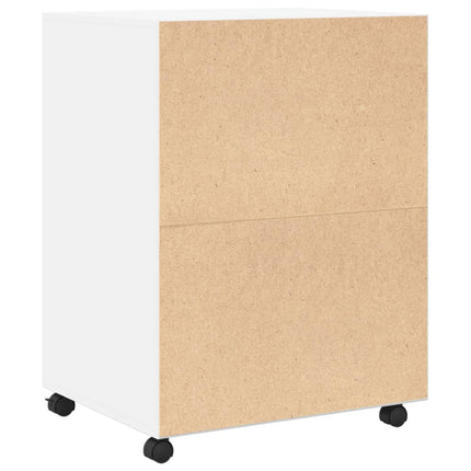 rullebord 60x48x81 cm konstrueret træ hvid