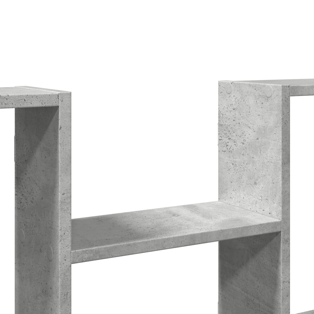 væghylde 99x15x60 cm konstrueret træ betongrå