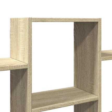 væghylde 159x18x66 cm konstrueret træ sonoma-eg