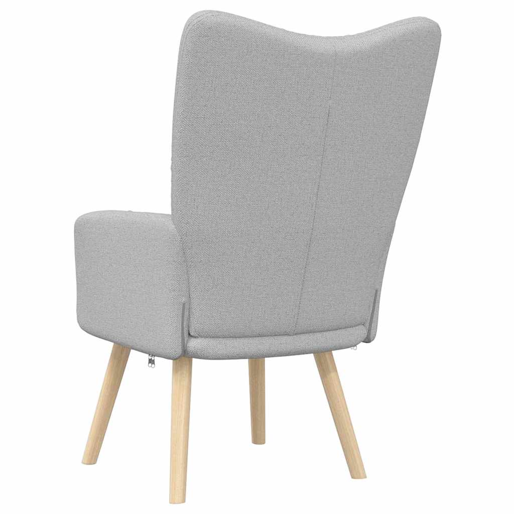 lænestol stof skygrå