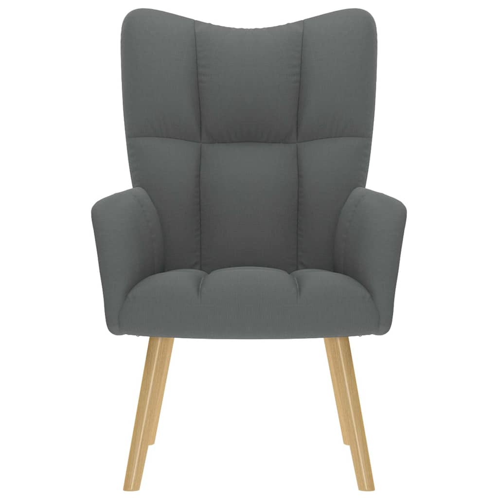 lænestol stof mørkegrå