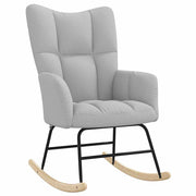 gyngestol stof skygrå