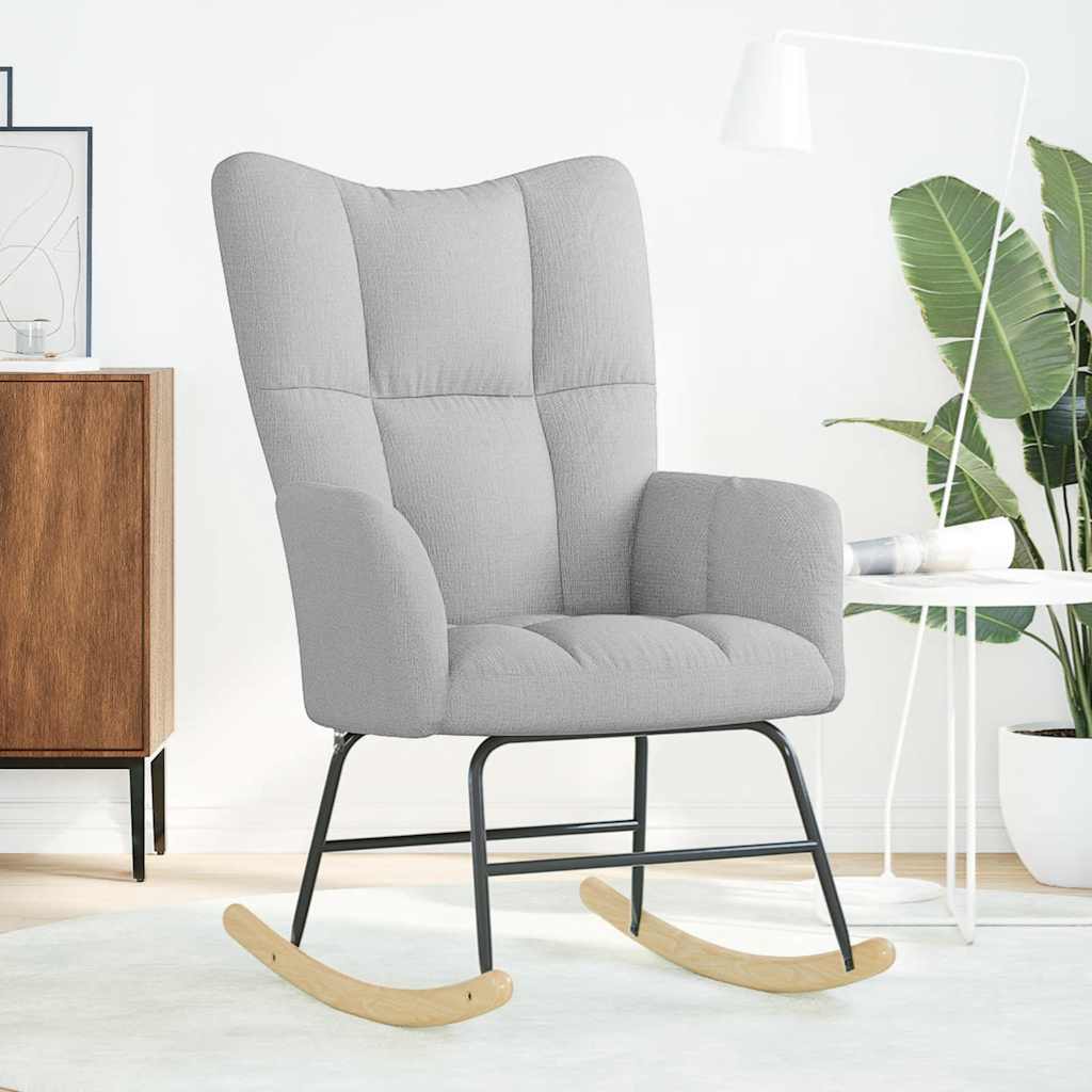 gyngestol stof skygrå