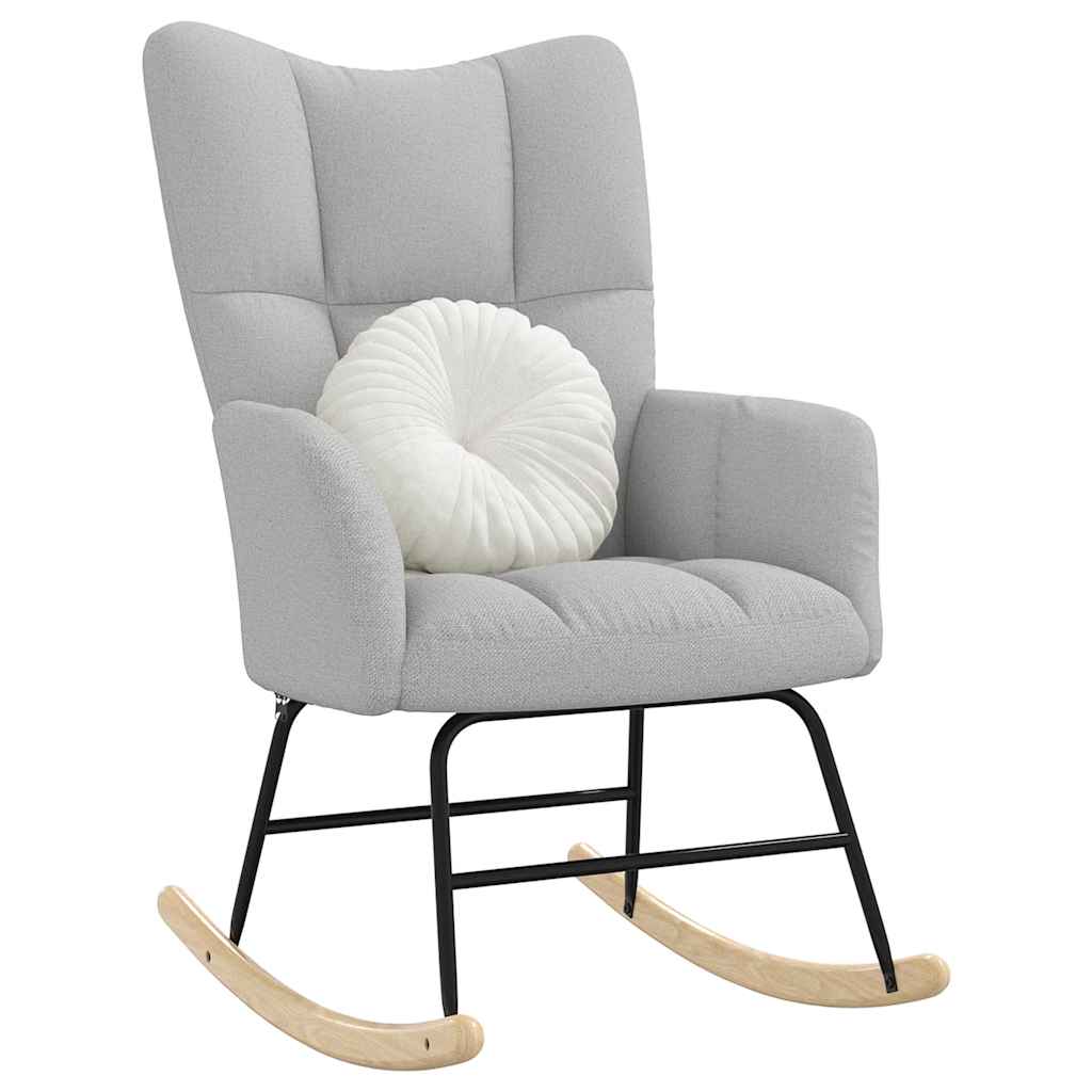 gyngestol stof skygrå