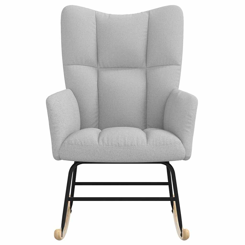 gyngestol stof skygrå