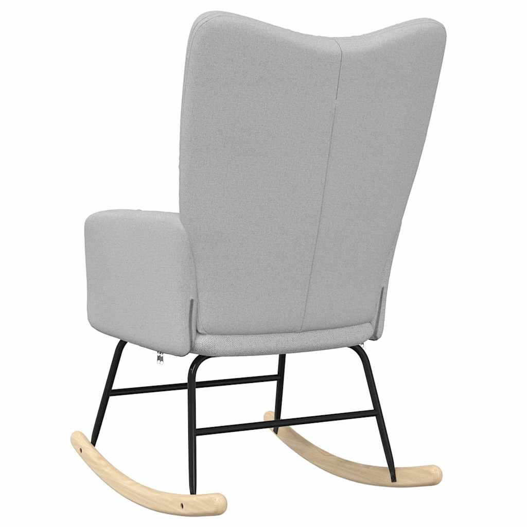 gyngestol stof skygrå