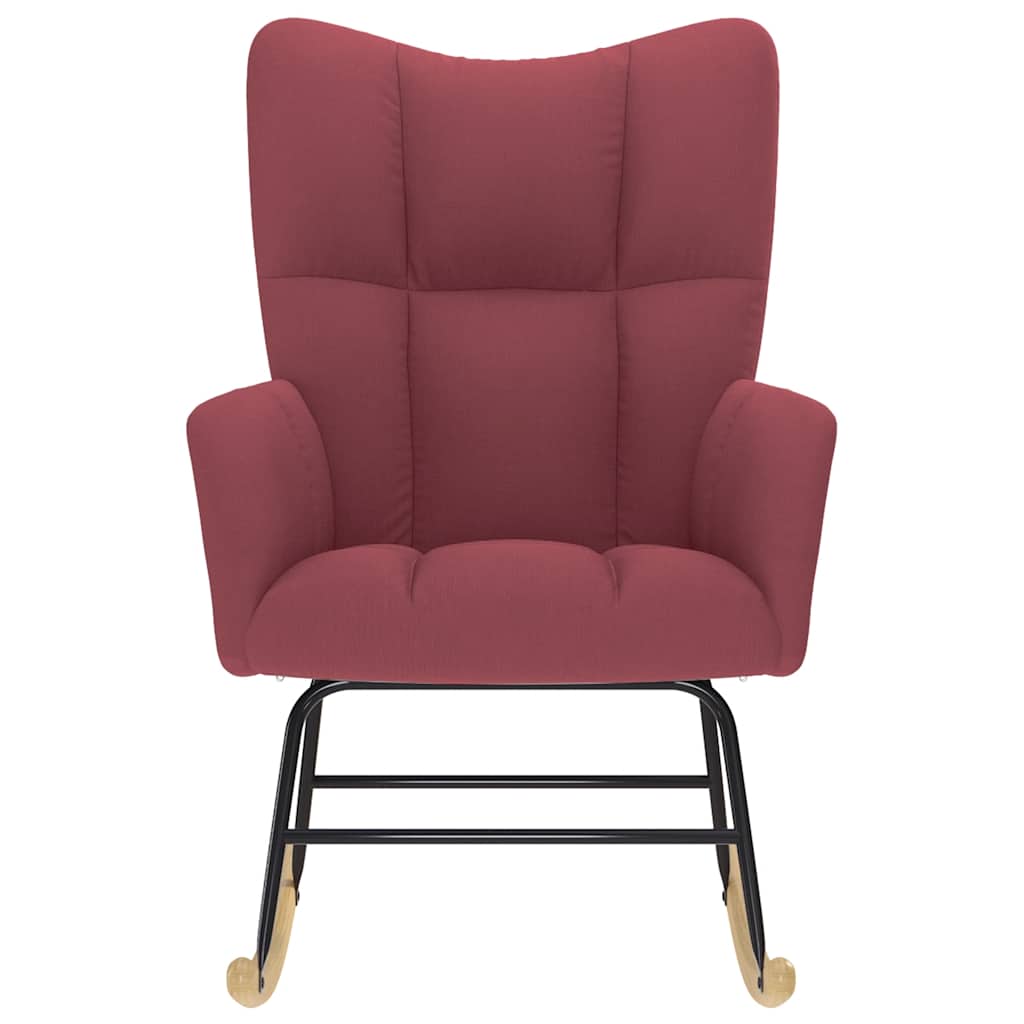 gyngestol stof vinrød