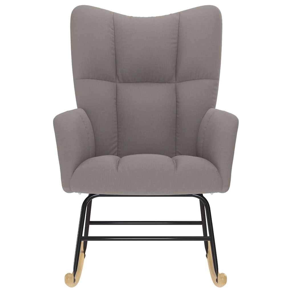 gyngestol stof gråbrun