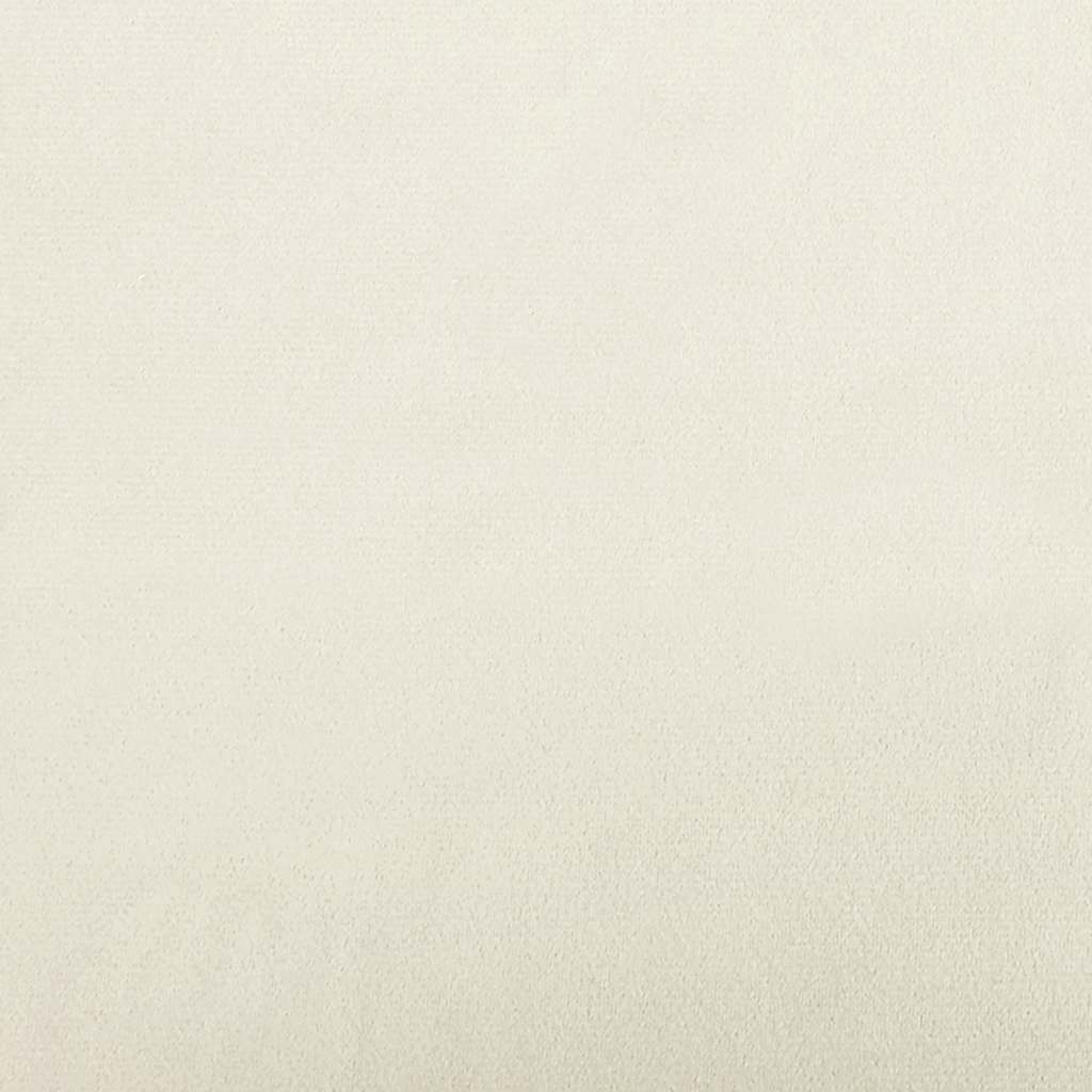 gyngestol fløjl cremefarvet