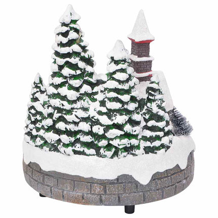 Juleborddekoration 16 x 16 x 19 cm Harpiks Flerfarvet