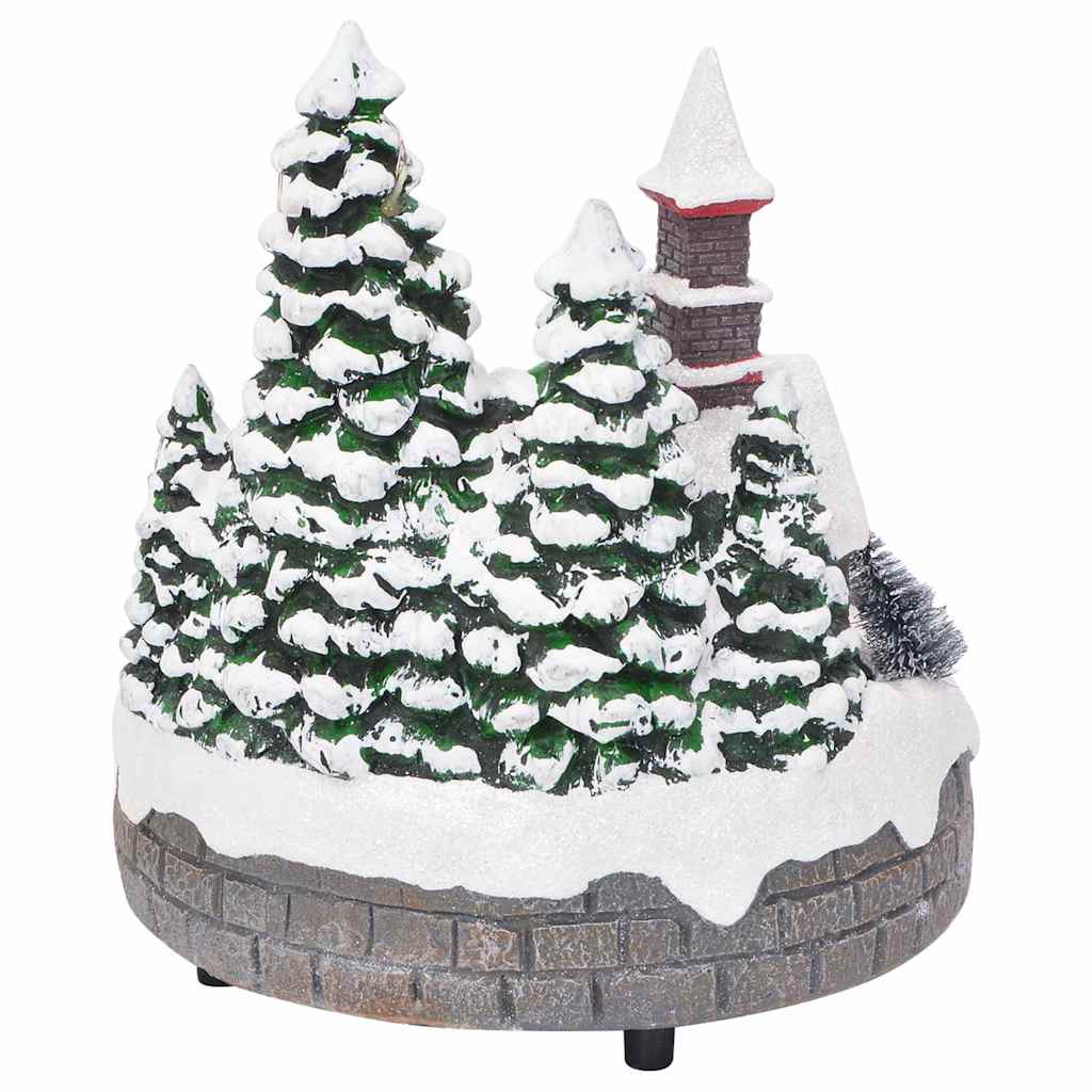 Juleborddekoration Flerfarvet 16 x 16 x 19 cm Harpiks