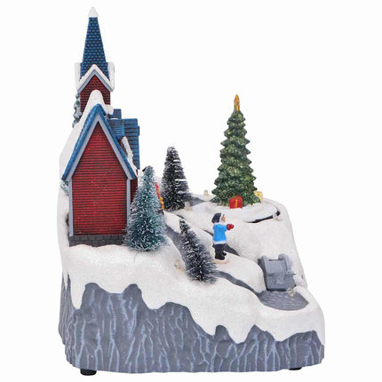 Julelandsby dekoration Flerfarvet 20,5 x 17 x 21 cm Plastik