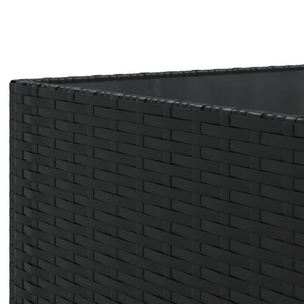 sofasæt til haven 10 dele med hynder polyrattan sort
