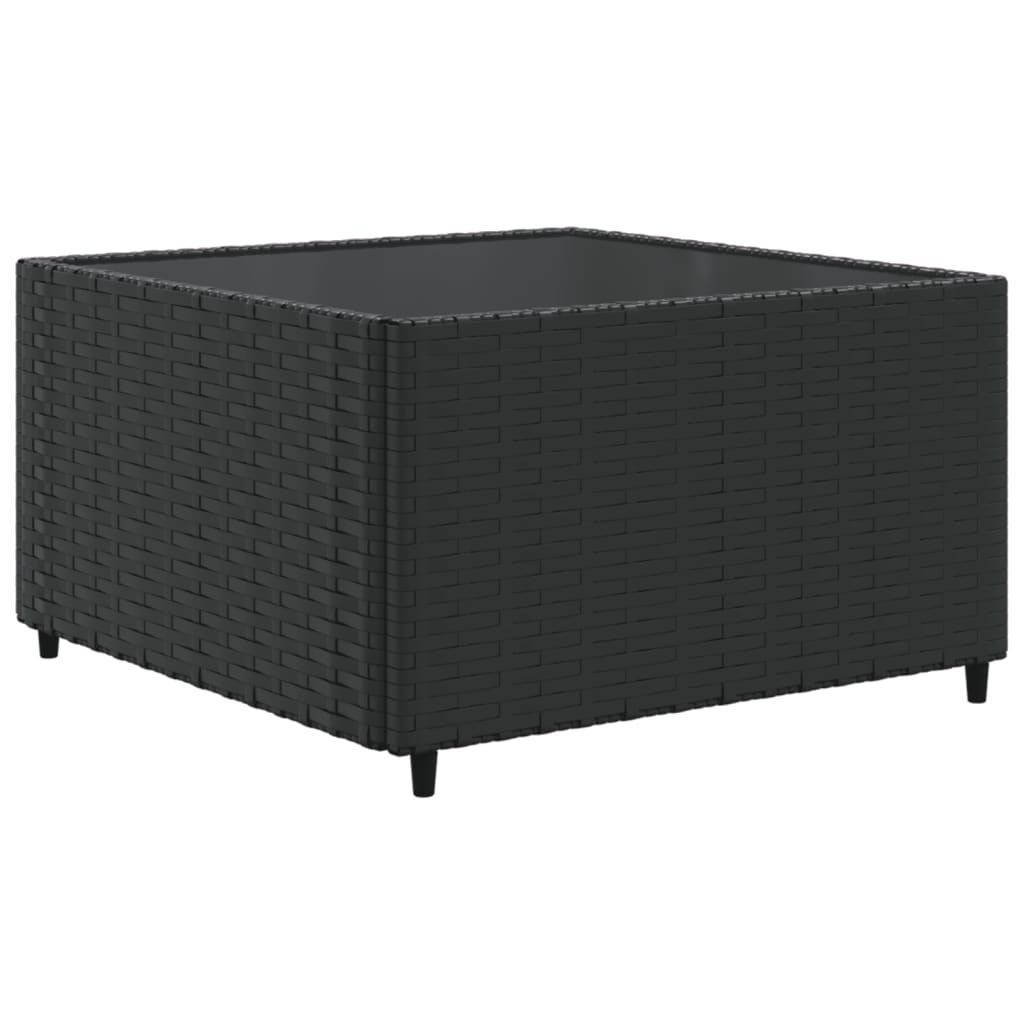 sofasæt til haven 11 dele med hynder polyrattan sort
