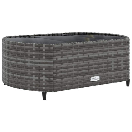 sofasæt til haven 8 dele med hynder polyrattan grå