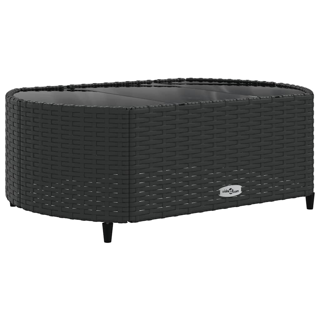 sofasæt til haven 10 dele med hynder polyrattan sort