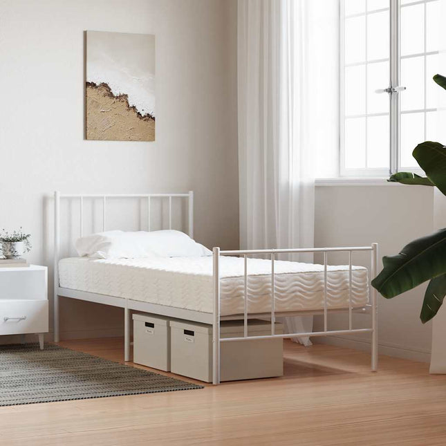 skummadras til børn 80x160 cm hårdhed H2 H3 hvid
