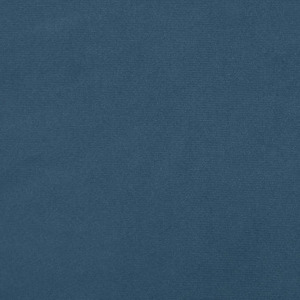 springmadras med pocketfjedre medium 140x220x20 cm fløjl mørkeblå