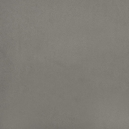 springmadras med pocketfjedre medium 160x220x20 cm fløjl lysegrå