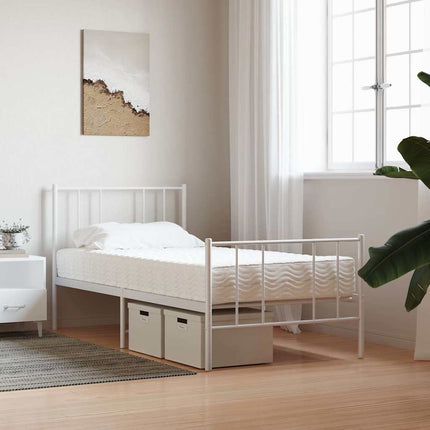 skummadras 80x210 cm hårdhed H2 H3 hvid