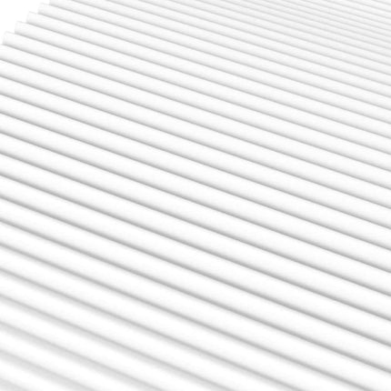skummadras 80x210 cm hårdhed H2 H3 hvid