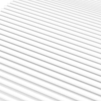 skummadras 90x210 cm hårdhed H2 H3 hvid