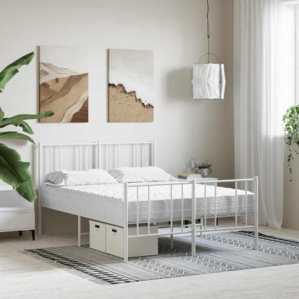 skummadras 140x220 cm hårdhed H2 H3 hvid