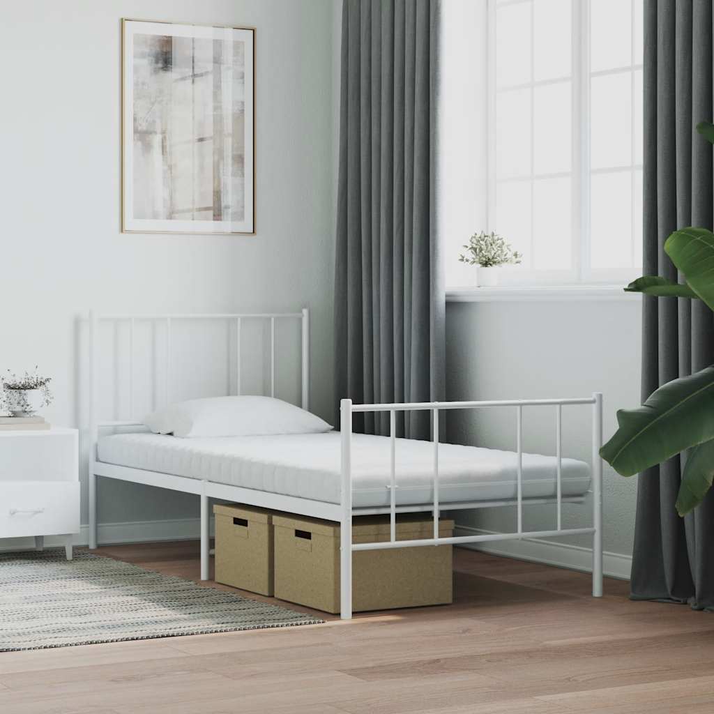 skummadras 80x210 cm 7 zoner hårdhed 20 ILD hvid