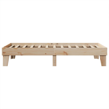 sengeramme uden madras 100x200 cm massivt fyrretræ