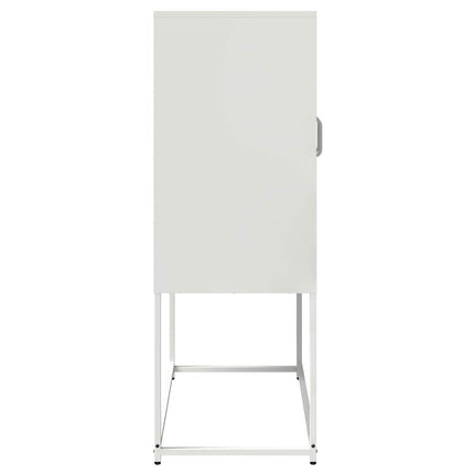 højskab 68x39x107 cm stål hvid