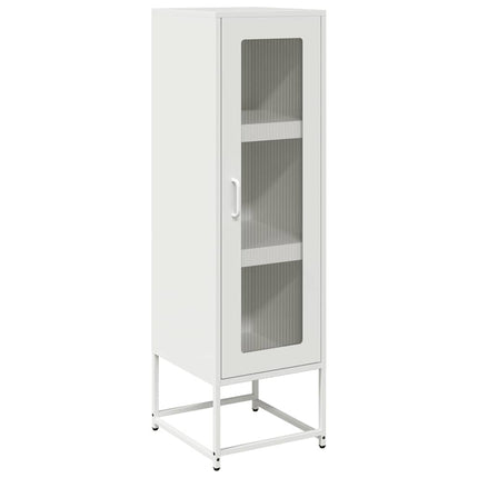 skab 36x39x123 cm koldvalset stål hvid