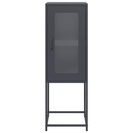 skænk 36x39x107 cm koldvalset stål antracitgrå