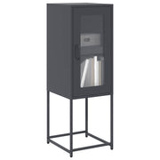 skænk 36x39x107 cm koldvalset stål antracitgrå