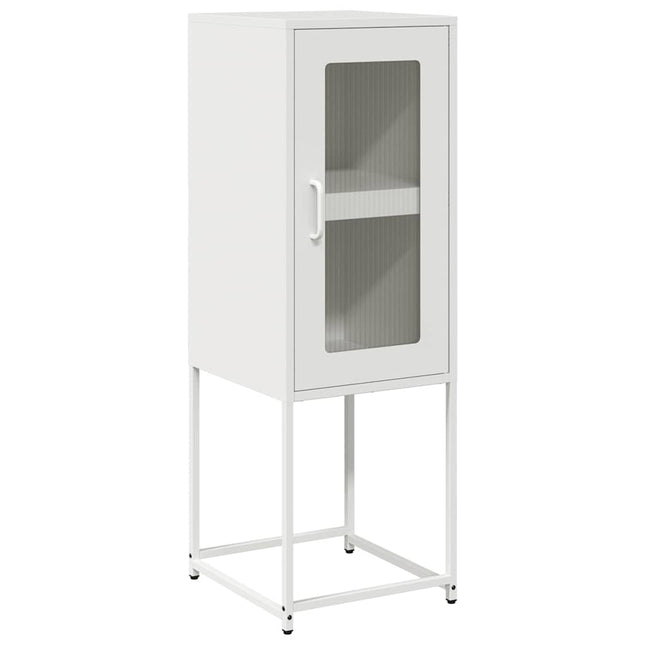skænk 36x39x107 cm koldvalset stål hvid