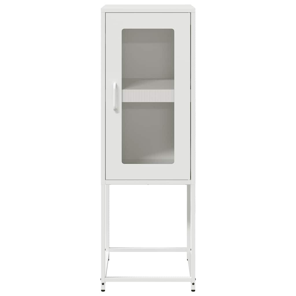 skænk 36x39x107 cm koldvalset stål hvid